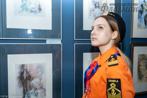 Открытие выставки работ  художника-иллюстратора Евгении Ивановны Стерлиговой _DSC6027